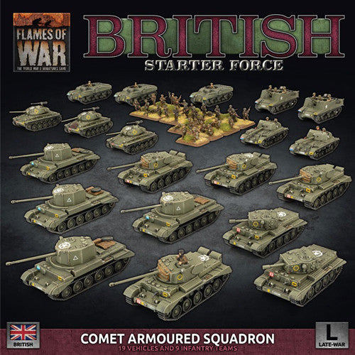 Flames of War BRAB14 WW2: British Comet Armoured Squadron | Grognard Games