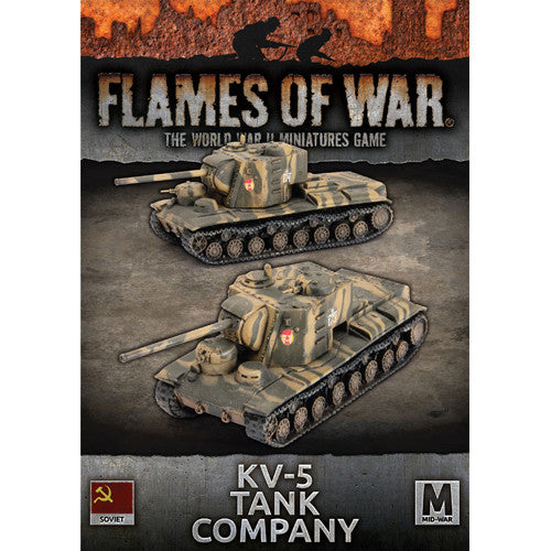 Flames of War WW2: Soviet - KV-5 Tank Company | Grognard Games