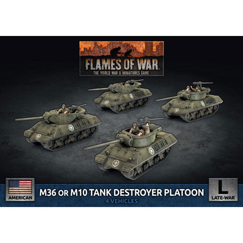 M36 or M10 Tank Destroyer Platoon | Grognard Games