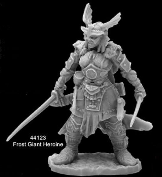 Reaper Bones Black 44123 Frost Giant Heroine | Grognard Games