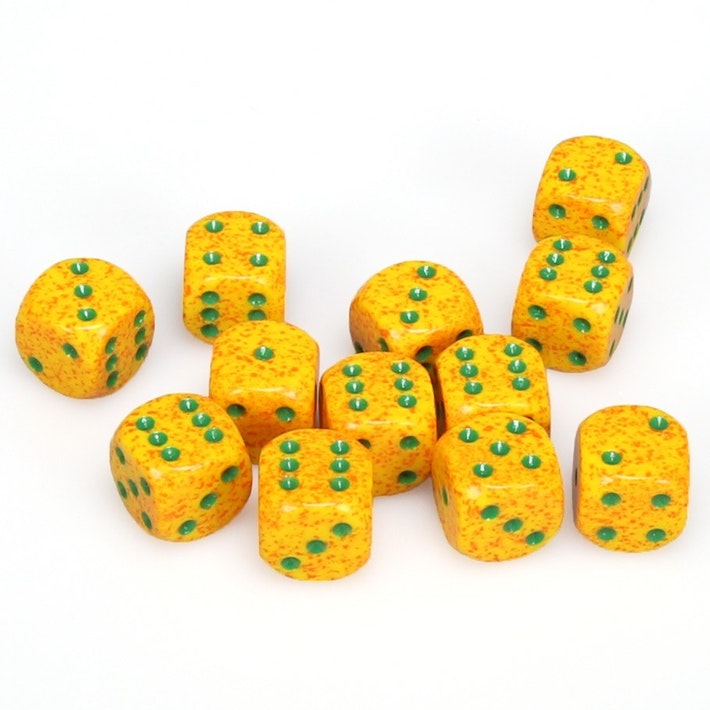 CHX25712 Speckled Lotus 12 D6 Set | Grognard Games