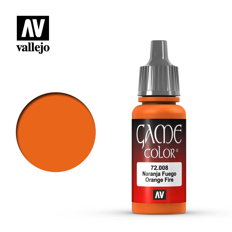 Vallejo Game Color 72.008 Orange Fire (18) | Grognard Games