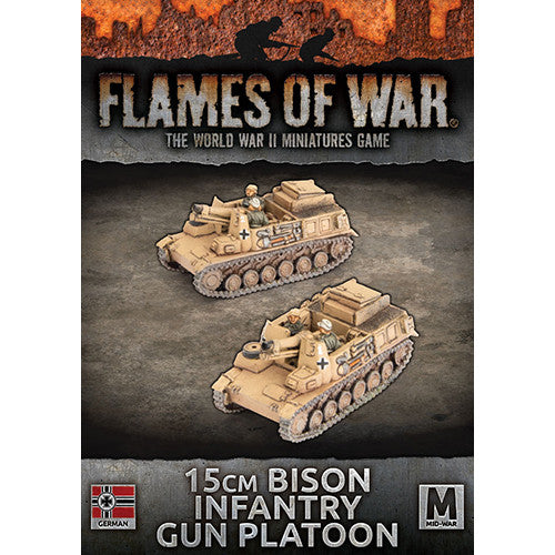 Flames of War 15cm Bison Infantry Gun Platoon | Grognard Games