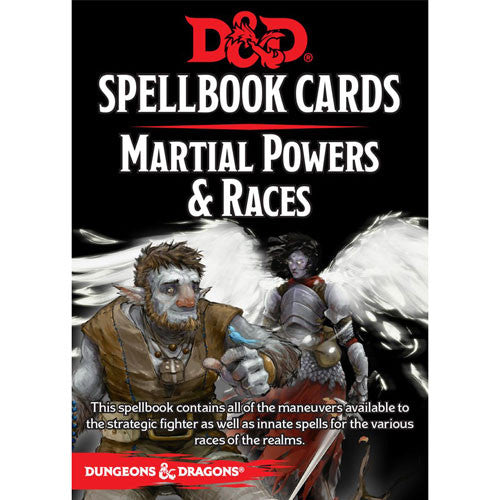 Spellbook Cards - Martial Powers & Races | Grognard Games
