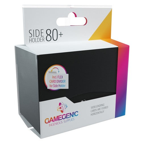 Gamegenic GG2542 Deck Box Side Holder 80+ Black | Grognard Games