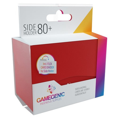 Gamegenic GG2544 Deck Box Side Holder 80+ Red | Grognard Games