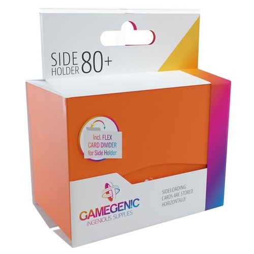 Gamegenic GG2548 Deck Box Side Holder 80+ Orange | Grognard Games