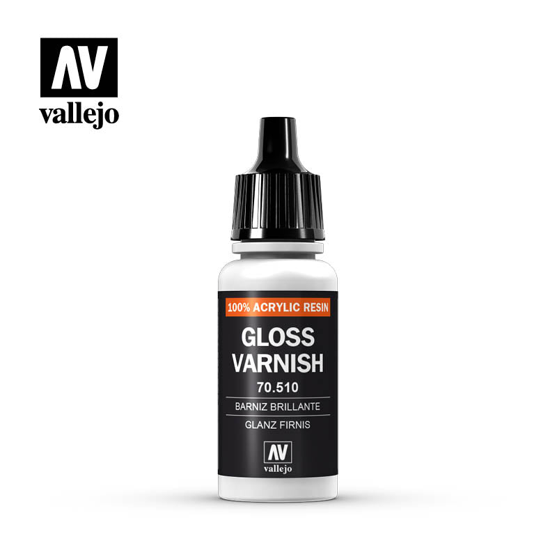 70.510 Vallejo Gloss Acrylic Varnish 17 ml | Grognard Games