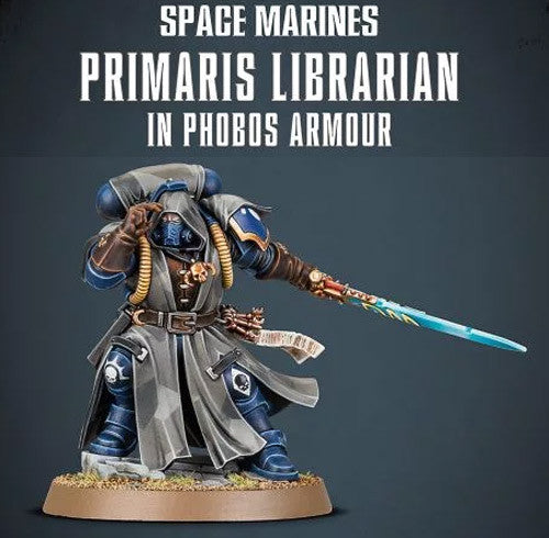 Primaris Librarian in Phobos Armour | Grognard Games
