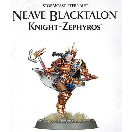 Stormcast Eternals Neave Blacktalon Knight-Zephyros (web) | Grognard Games