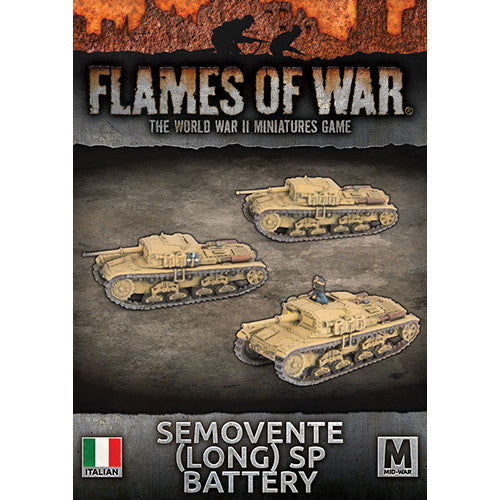 Flames of War Italian Semovente (Long) SP Battery | Grognard Games