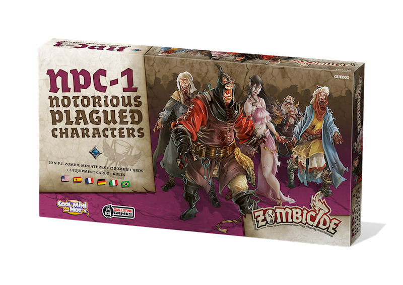 Zombicide Black Plague Plagued Characters | Grognard Games