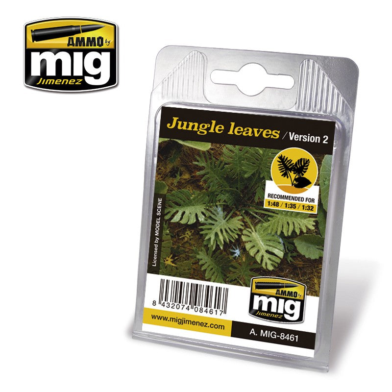 Ammo: Laser Cut Plants-Jungle Leaves | Grognard Games