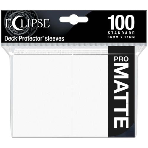 Ultra Pro Eclipse Pro Matte Sleeves White | Grognard Games