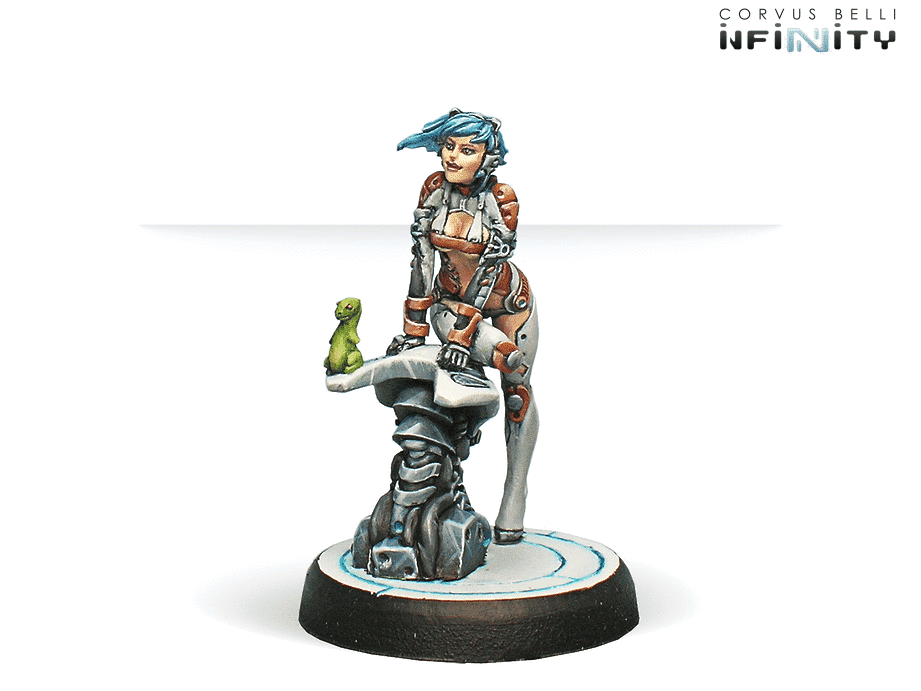 Infinity Nomads Lizard Pilot | Grognard Games