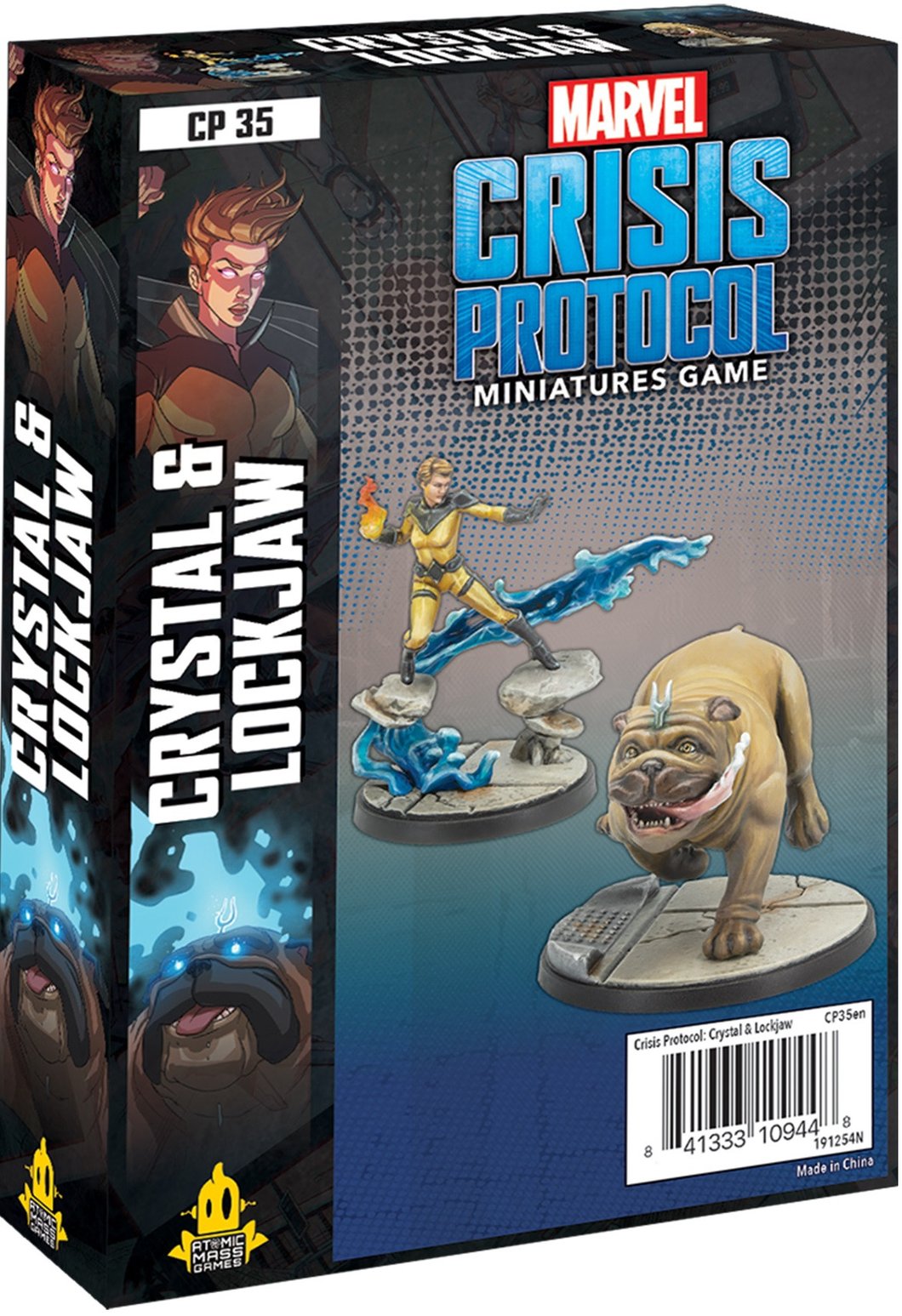 CP 35 Marvel Crisis Protocol: Crystal & Lockjaw | Grognard Games