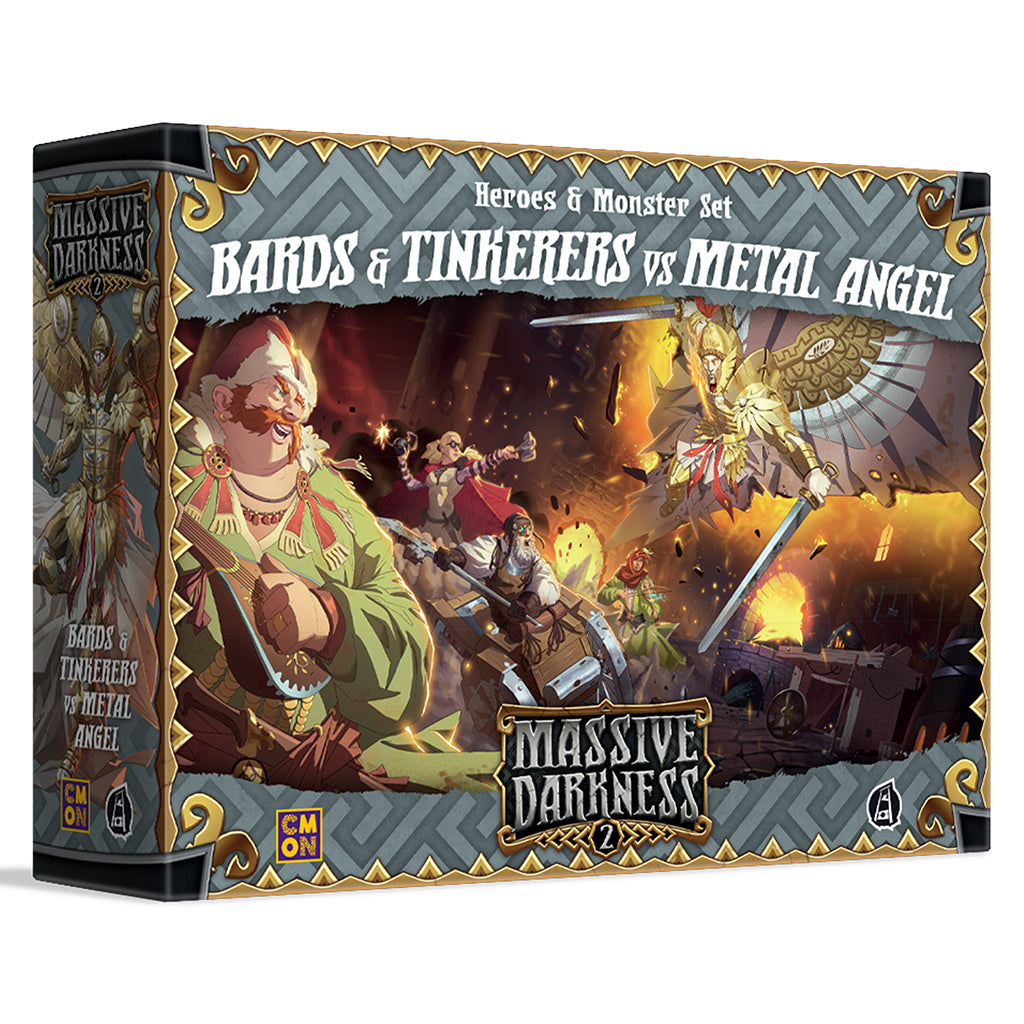 MASSIVE DARKNESS 2: BARDS AND TINKERERS VS METAL ANGEL | Grognard Games