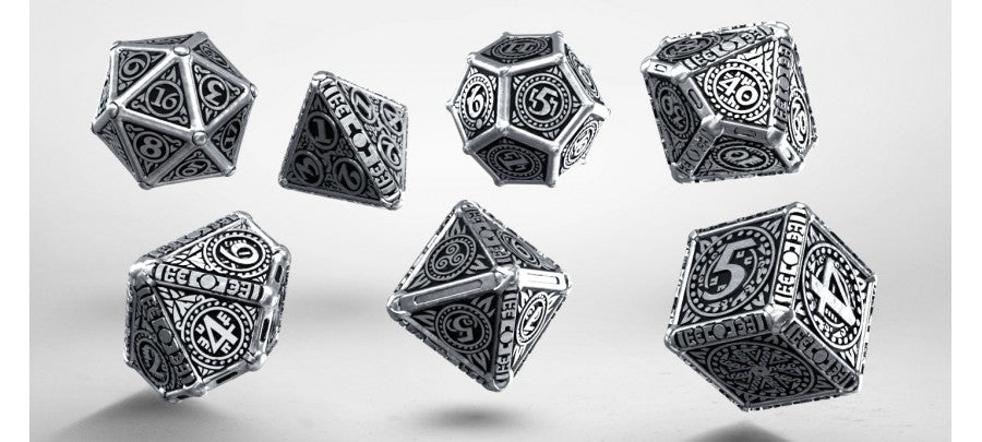 Q Workshop Metal Svetovid Dice Set (7) | Grognard Games