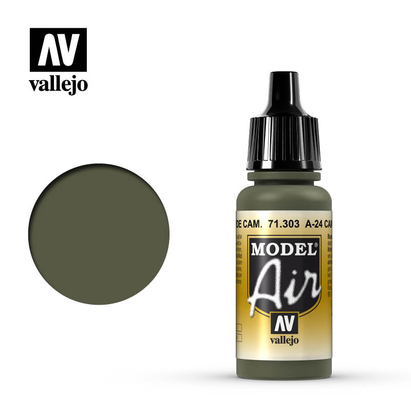 71.303 Vallejo Model Air A-24M Camouflage Green | Grognard Games