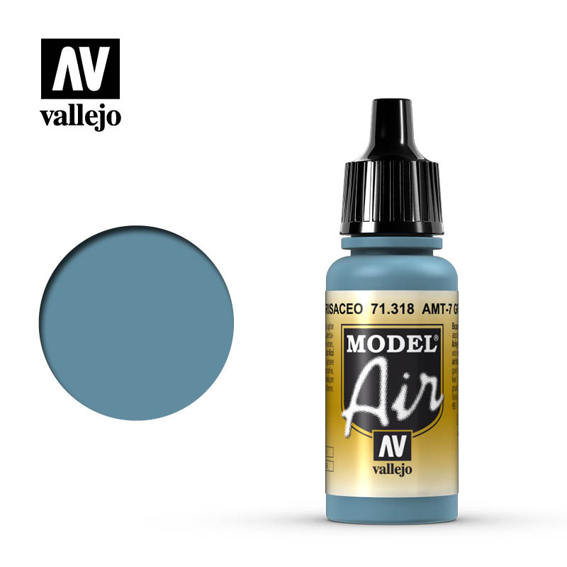 71.318 Vallejo Model Air AMT-7 Greyish Blue | Grognard Games