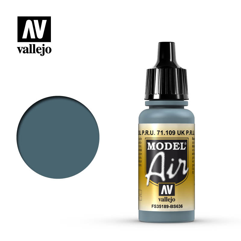 71.109 Vallejo Model Air Faded P.R.U. Blue | Grognard Games