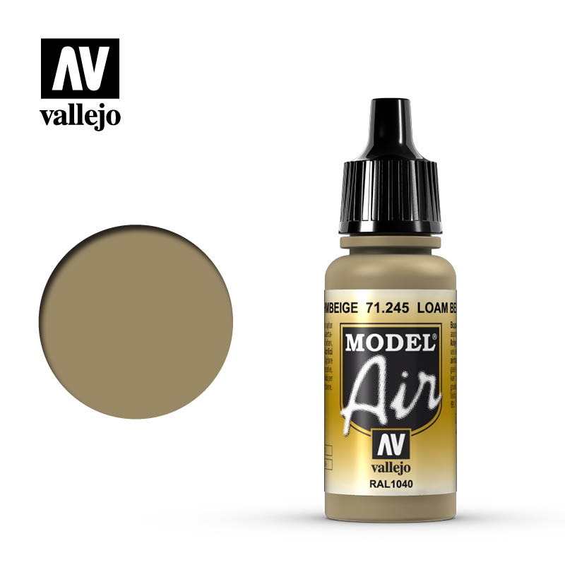 71.245 Vallejo Model Air Loam Beige | Grognard Games