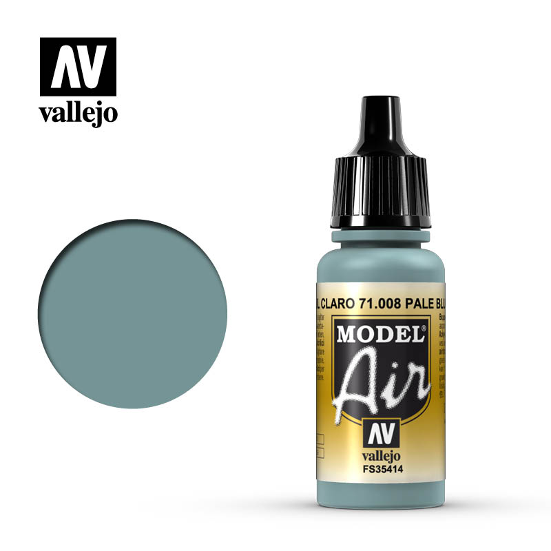 71.008 Vallejo Model Air Pale Blue | Grognard Games