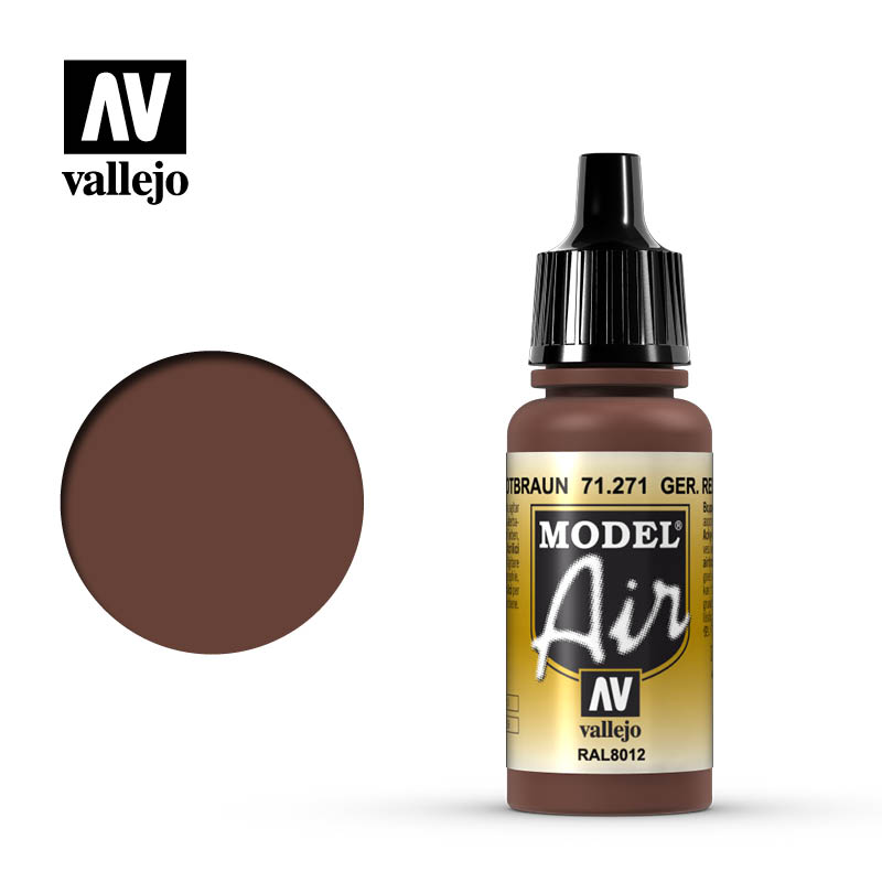 71.271 Vallejo Model Air German Red Brown | Grognard Games