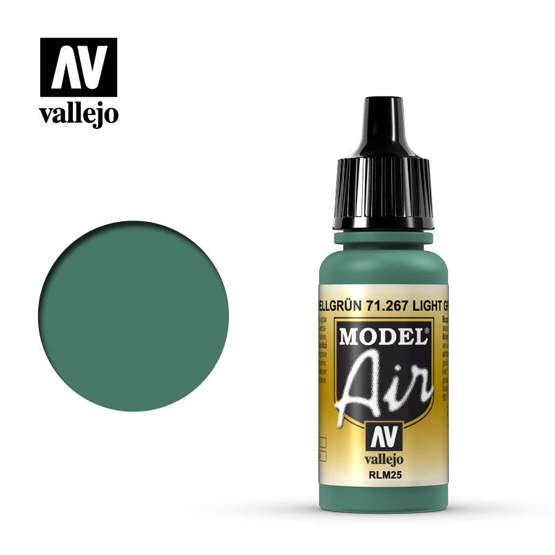 71.267 Vallejo Model Air Light Green RLM25 | Grognard Games