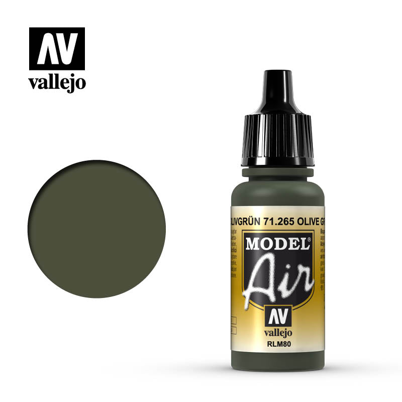 71.265 Vallejo Model Air Olive Green RLM80 | Grognard Games