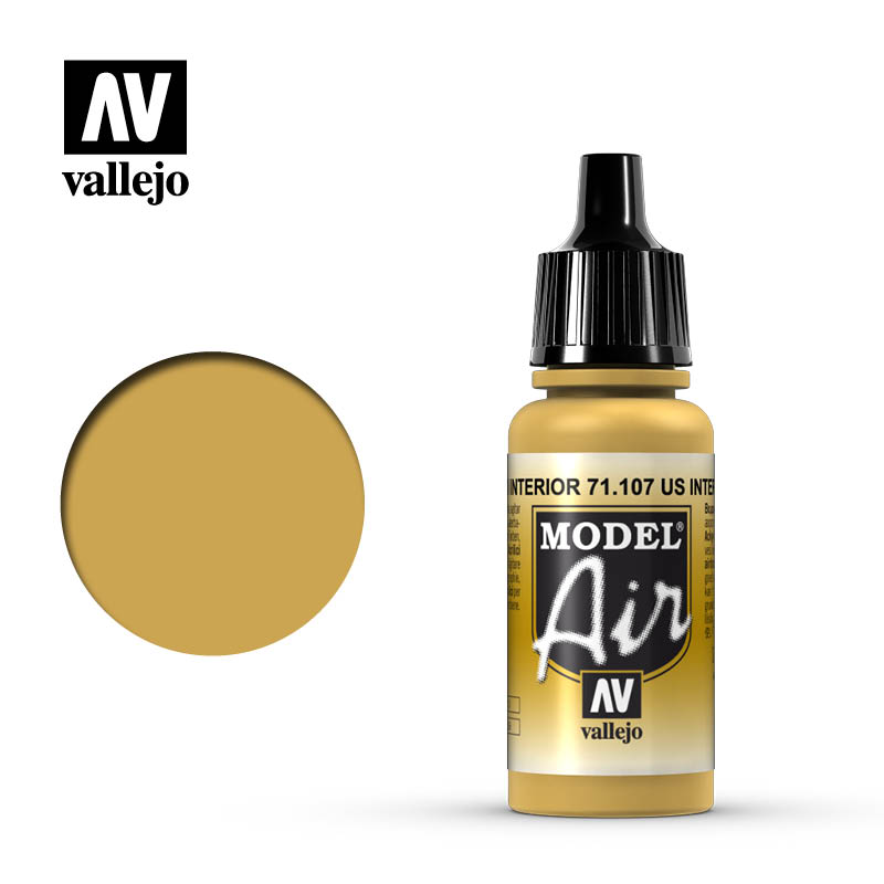 71.107 Vallejo Model Air US Interior Yellow | Grognard Games