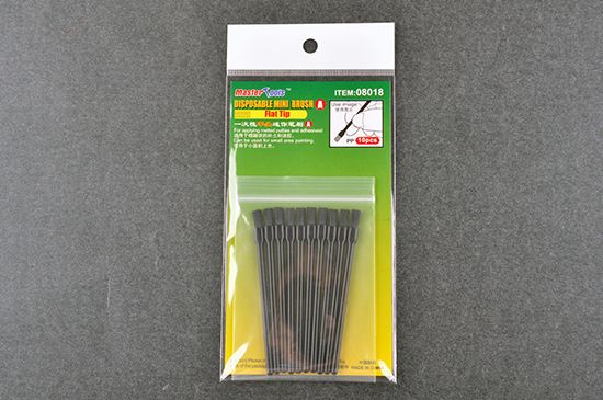 Master Tools Disposable Flat Tip Mini Brushes | Grognard Games