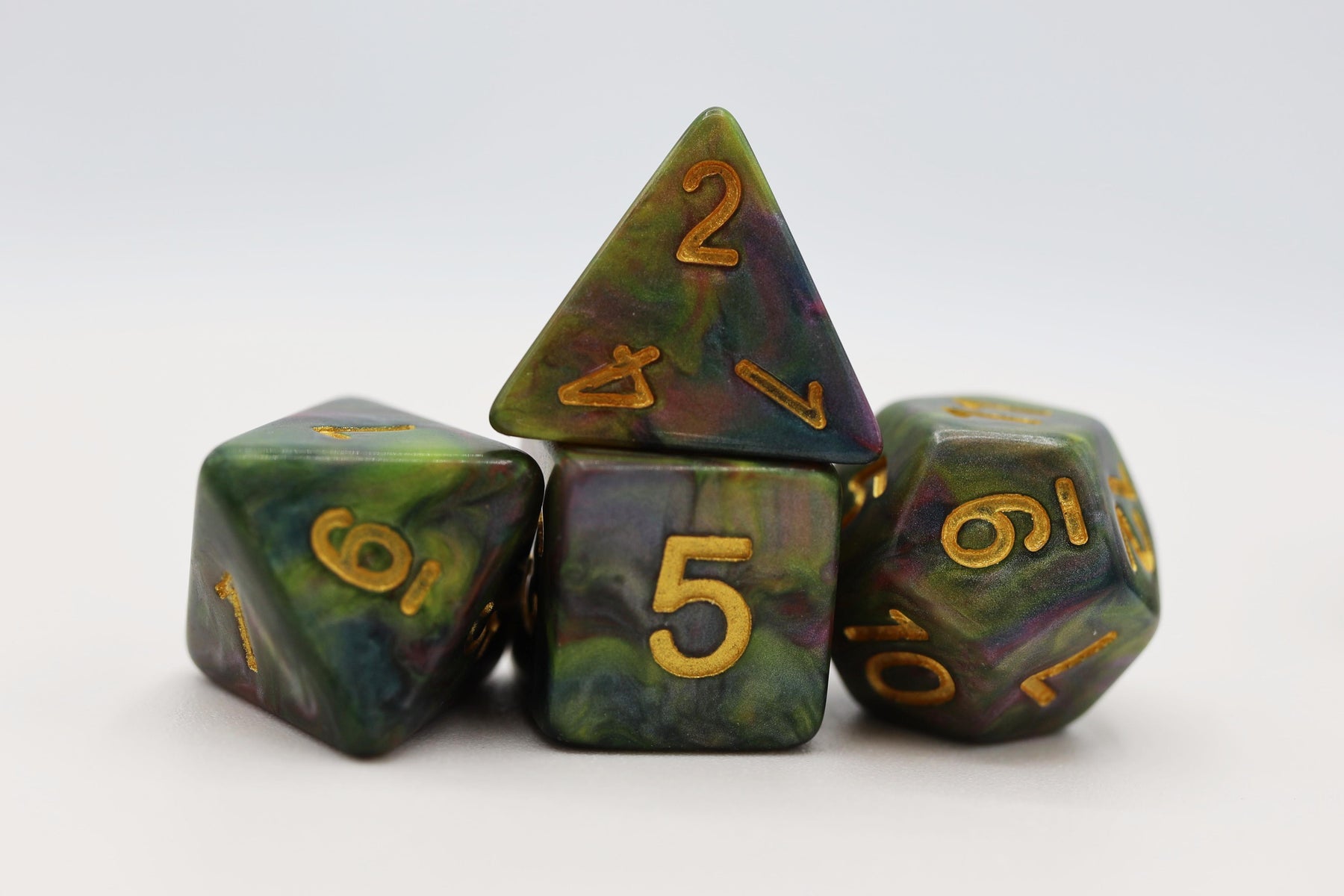 Foam Brain Games Mystic Woodland RPG Dice Set | Grognard Games