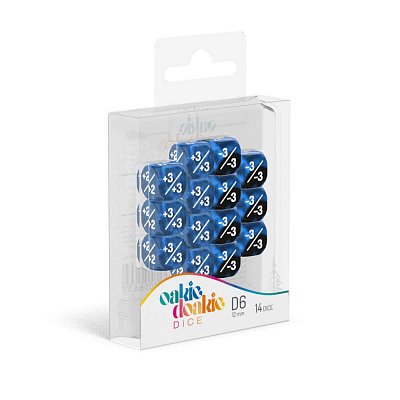 Gemidice Counter dice Blue | Grognard Games