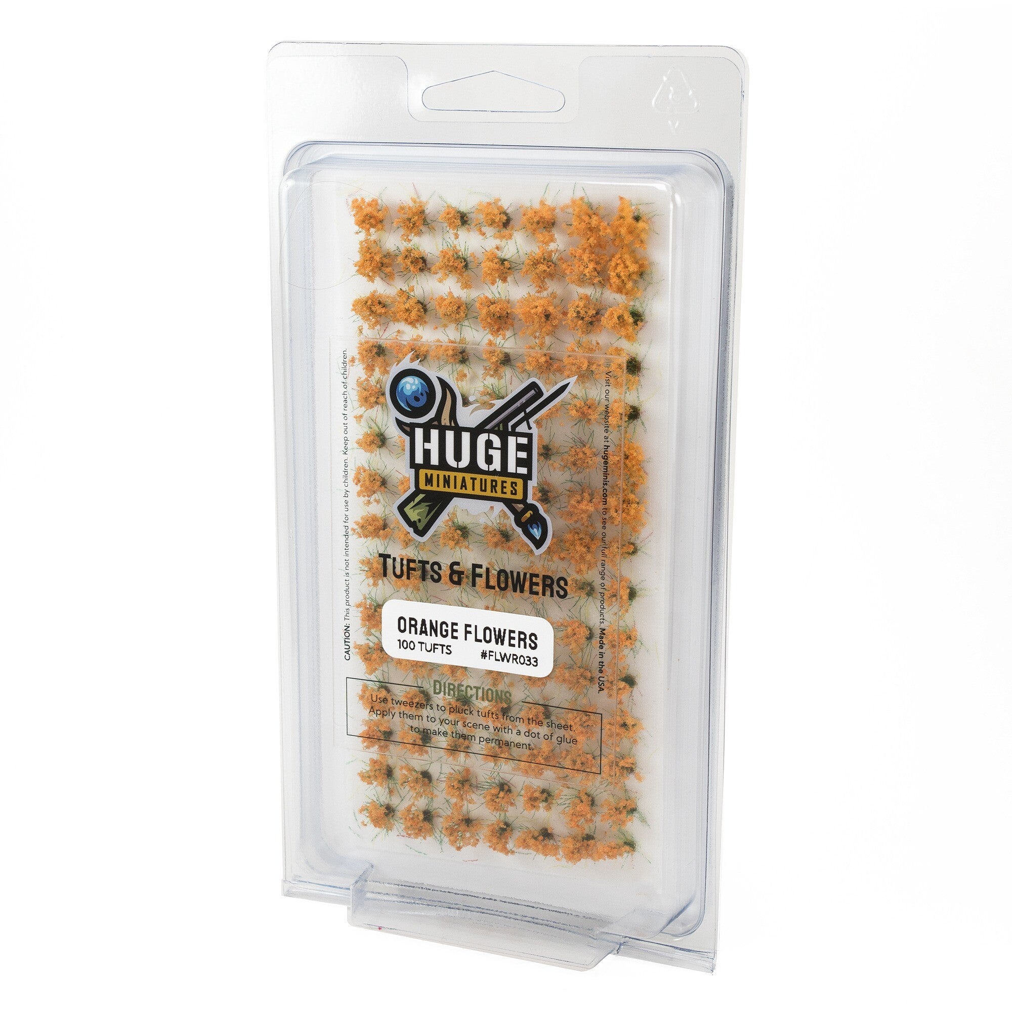 Huge Miniatures Orange Flowers | Grognard Games