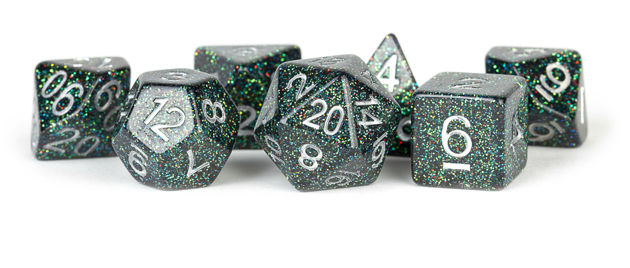 Astro Mica 16mm Resin Polyhedral Set | Grognard Games