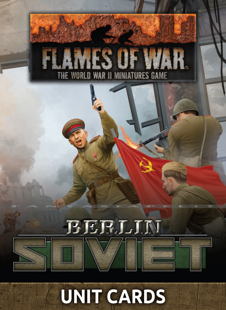 Flames of War: Berlin Soviet Unit Cards | Grognard Games