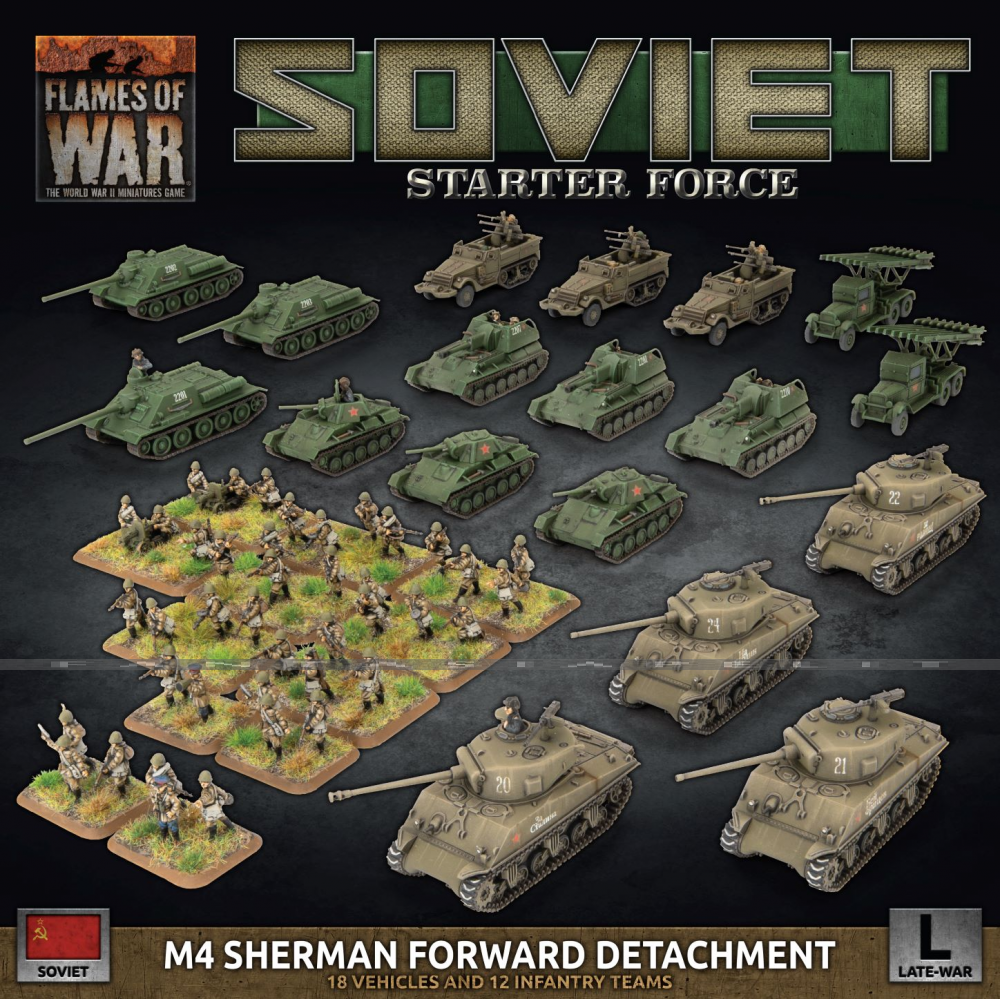 Flames of War: Soviet Starter Force M4 Sherman Forward Detachment | Grognard Games