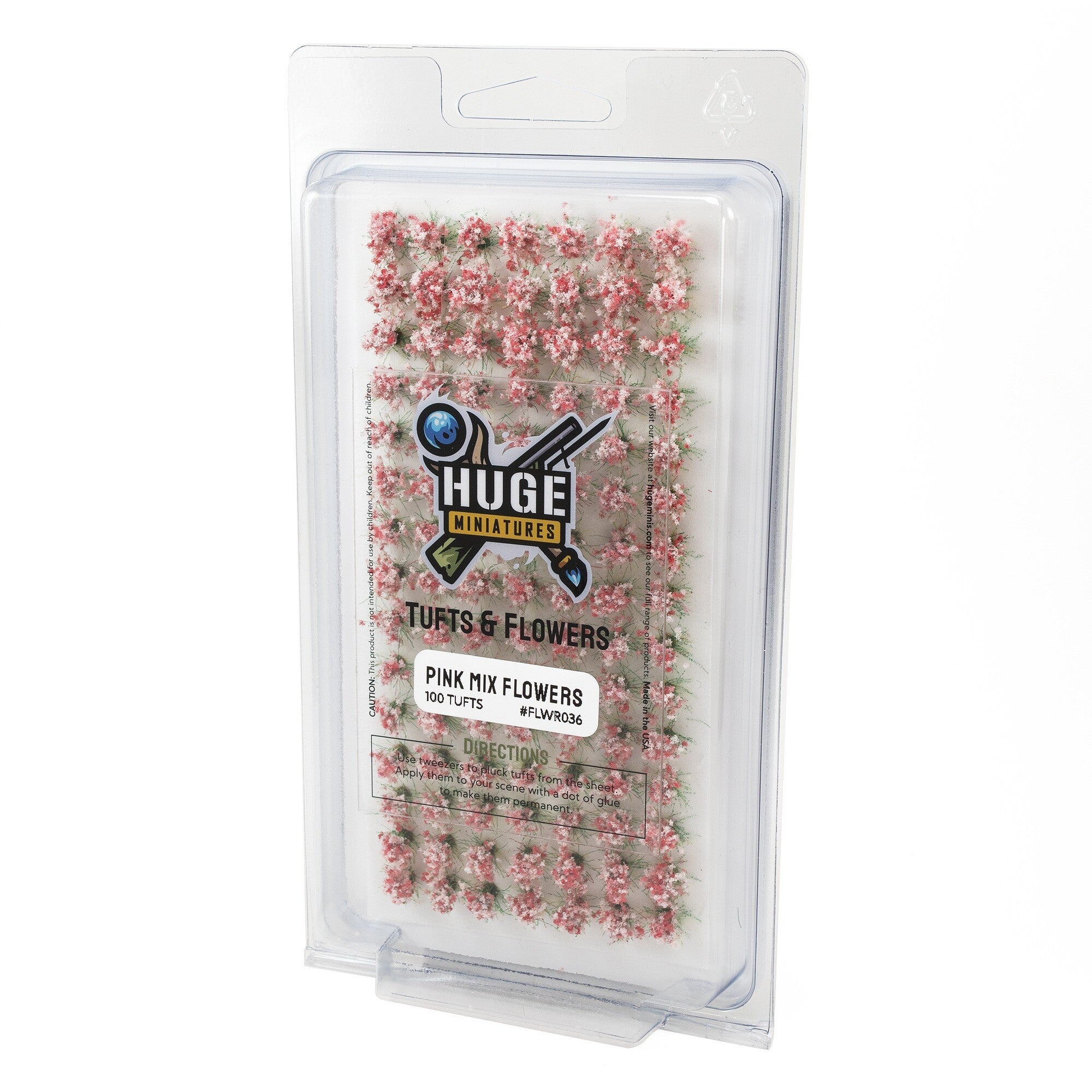 Huge Miniatures Pink Mix Flowers | Grognard Games