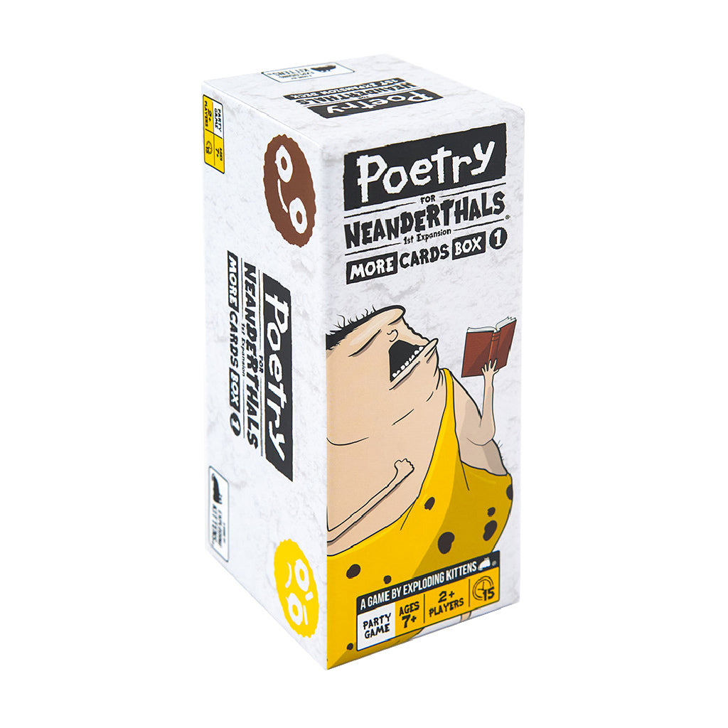 POETRY FOR NEANDERTHALS - MORE CARDS BOX 1 | Grognard Games