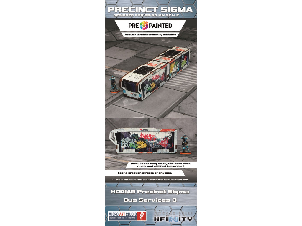 H00149 Precinct Sigma Bus Services 3 (1) PREPAINTED | Grognard Games