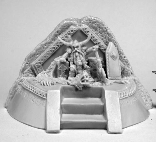 Bones 77570 Dwarf King on Throne | Grognard Games