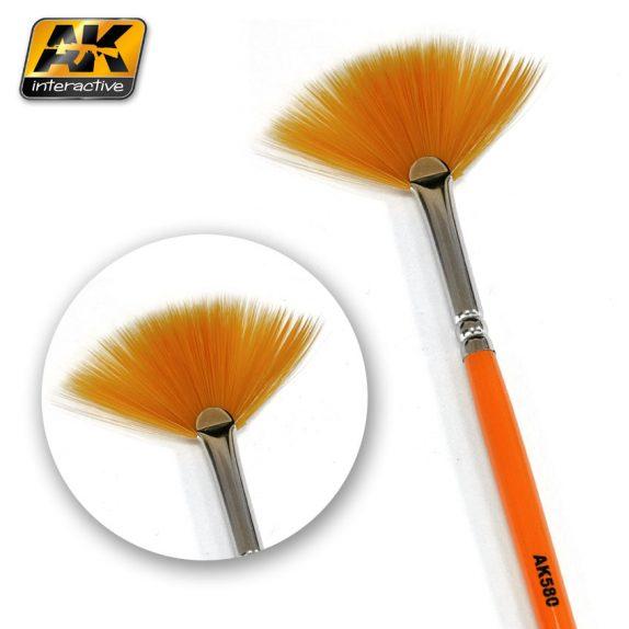 AK interactive Weathering Brush Fan Shape | Grognard Games