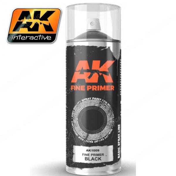 AK interactive Fine Primer Black 200ml | Grognard Games