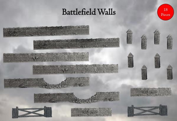 Terrain Crate Battlefield Walls | Grognard Games