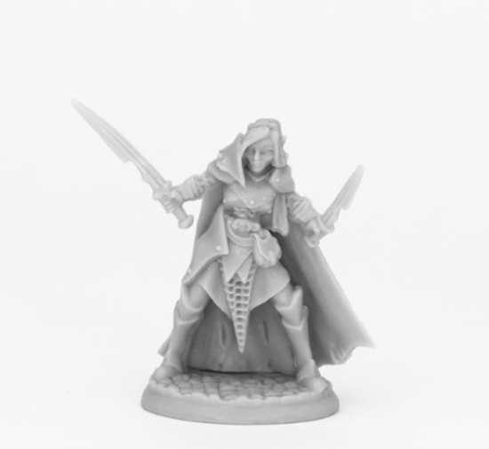 Bones 44070 Dark Elf Female Warrior | Grognard Games