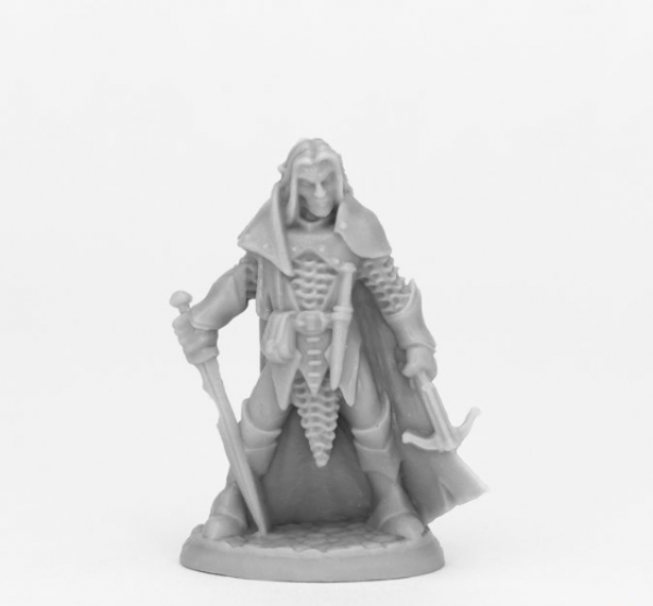 Bones 44072 Dark Elf Male Warrior | Grognard Games