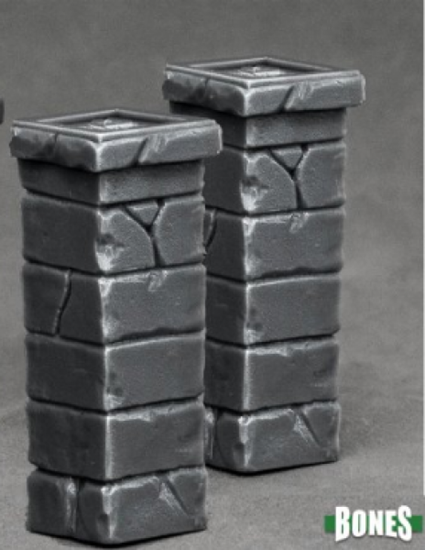 Bones 77531 Graveyard Fenceposts [4] | Grognard Games