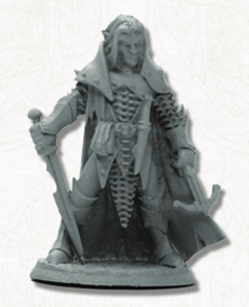 Bones Dark Elf Male Warrior | Grognard Games