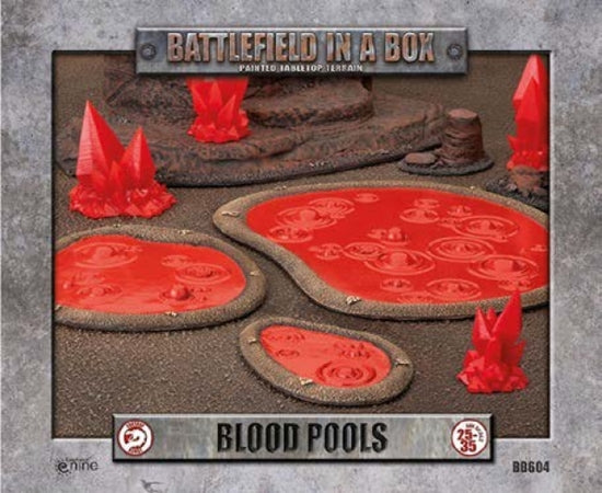 BB604 Battlefield In A Box Blood Pools (x3) | Grognard Games